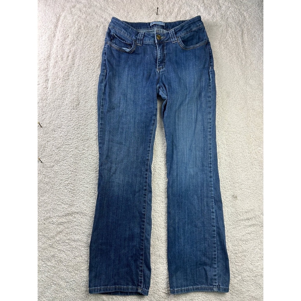 Lee Women's Jeans‎ Size 6 Medium Wash Stretch Embroidered Pockets